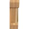 Ekena Millwork Traditional Slat Rough Sawn Bracket w/ Offset Brace, Western Red Cedar, 8"W x 22"D x 26"H BKT0806X22X26TRA06RWR - alternate 3